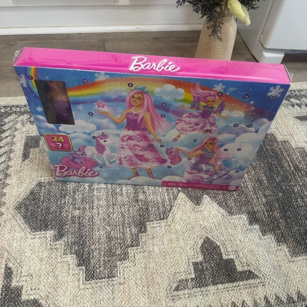New Barbie Advent Calendar with Fashion Doll and 24 Surprise Toy Accessories